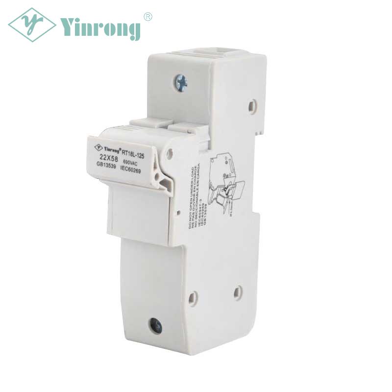 500VAC 125A 22×58mm DIN Rail држач за осигурувачи